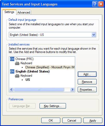 Text Services and Input Languages